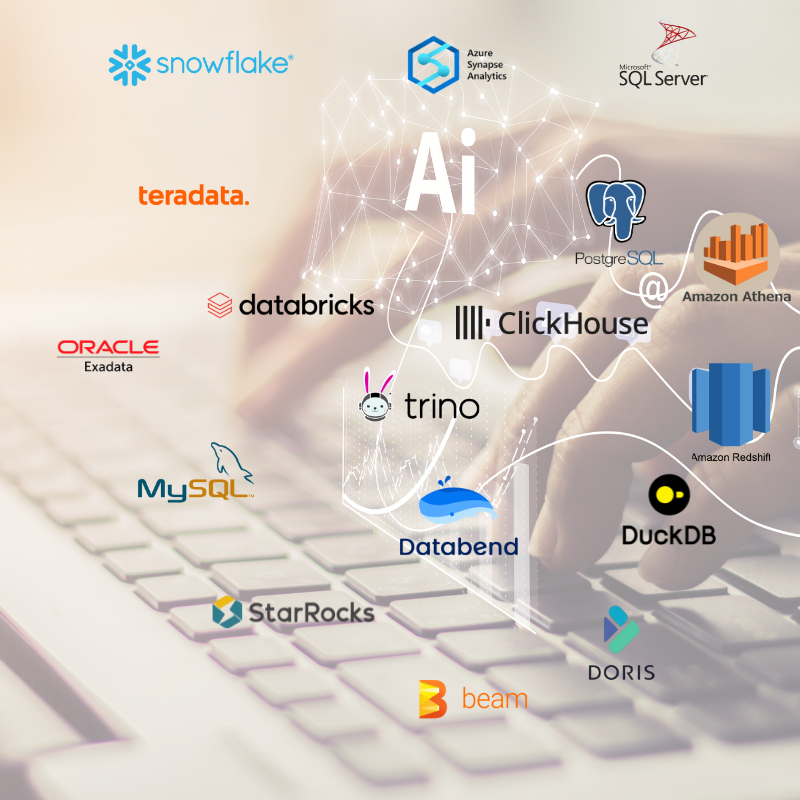 AI engine optimizing SQL queries for cost and speed across 18 dialects including Snowflake
